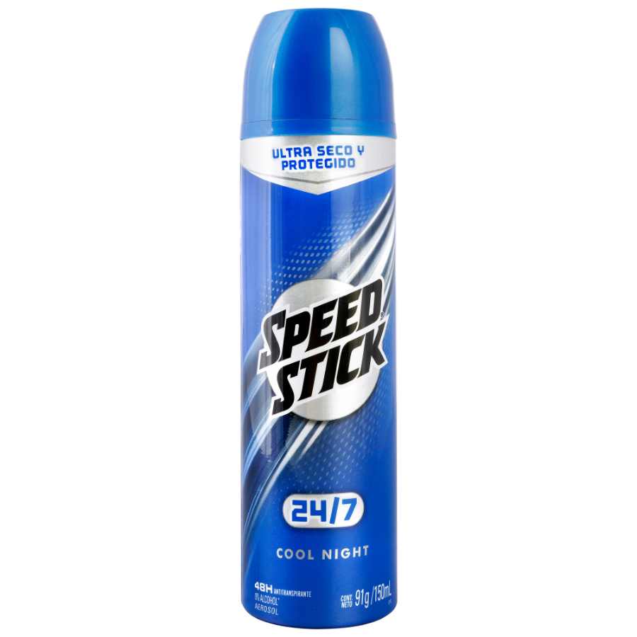 Imagen de  Desodorante SPEED STICK Cool Night Aerosol 150 ml